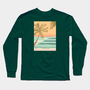 Sunset Surf, Tamarindo, Costa Rica Long Sleeve T-Shirt